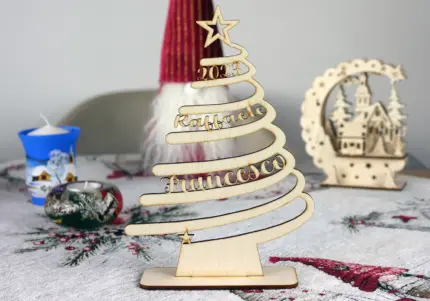 Albero di Natale con nomi