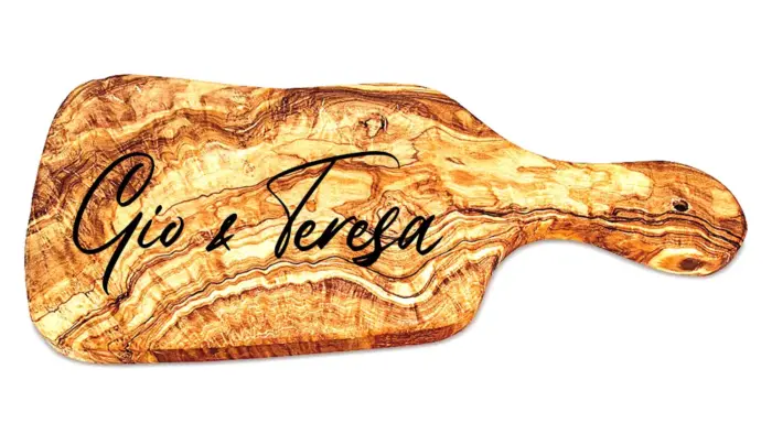 Tagliere per salumi in legno personalizzato